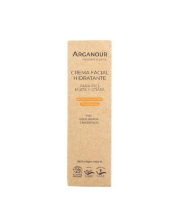 Crema facial hidratante para piel mixta y grasa